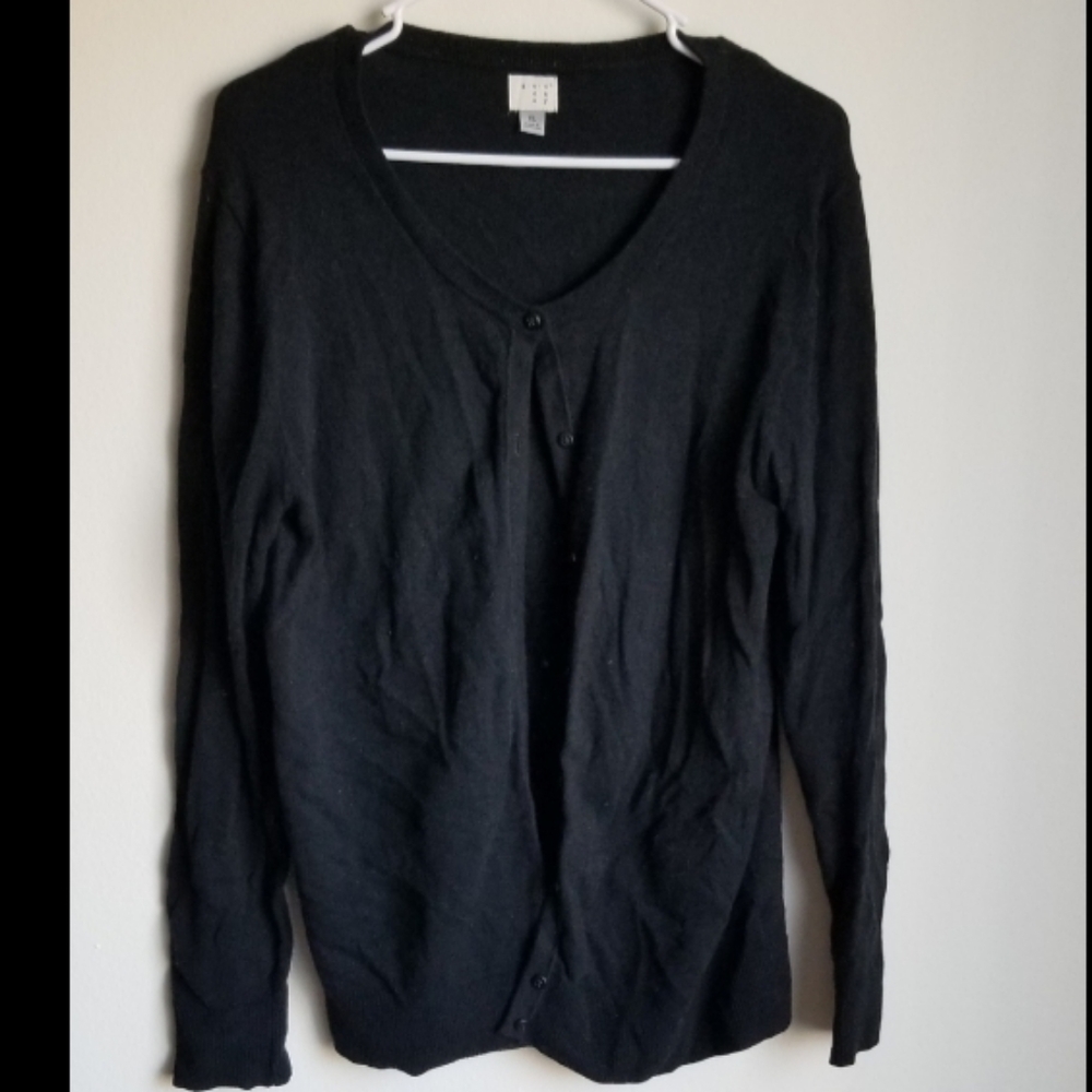 A New Day Black Cardigan XL